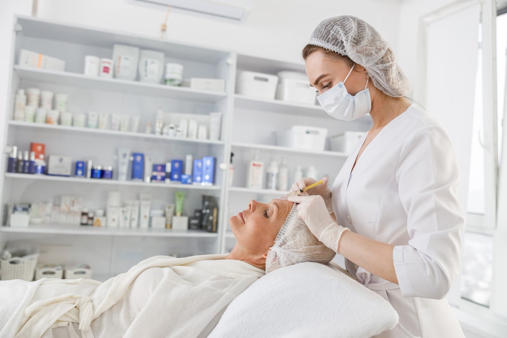 Acne treatment session at Revive Skin & Cosmetology Clinic, Palakkad