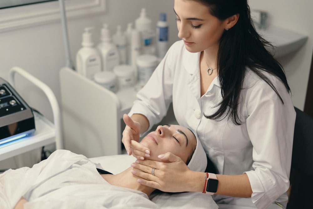 Hydrating facial session at Revive Skin & Cosmetology Clinic, Palakkad