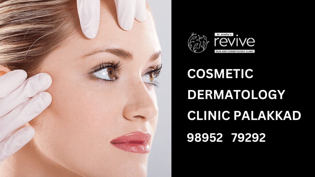 Modern exterior of Revive Skin & Cosmetology Clinic in Palakkad with serene ambiance