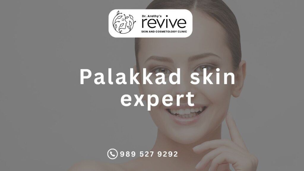“Palakkad skin expert Dr. Arathy at Revive Skin & Cosmetology Clinic during a patient consultation”