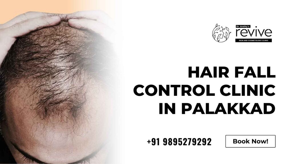 Woman with thick, healthy hair after hair fall treatment at Dr Arathy's Revive Skin and Cosmetology Clinic in Palakkad