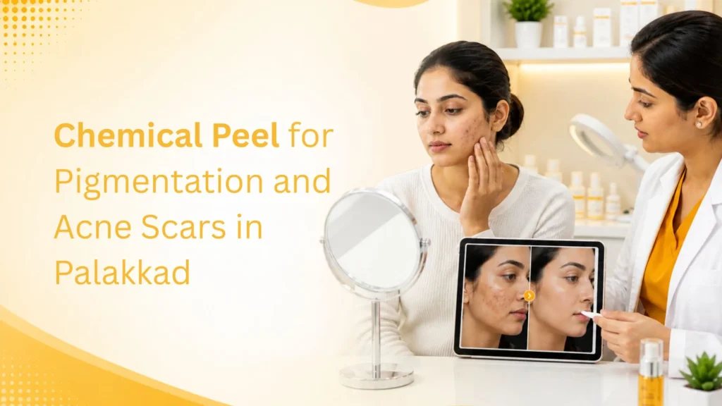 Chemical Peel for Pigmentation and Acne Scars in Palakkad consultation with dermatologist