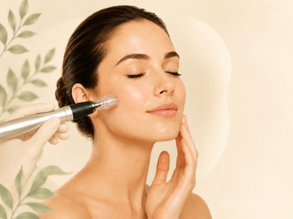 Benefits of Microneedling treatment for skin rejuvenation, acne scars, collagen stimulation, and smoother healthier skin