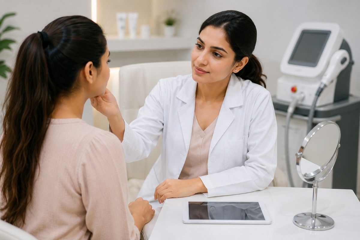 Dermatologist consultation