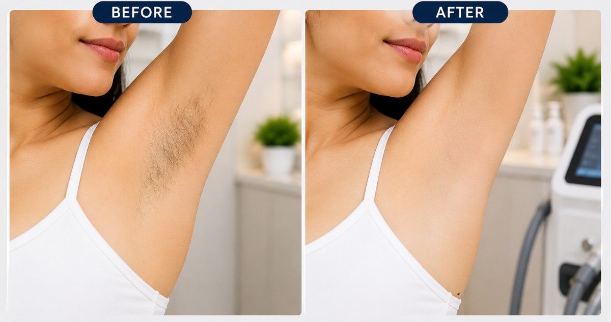 Results of Laser Hair Reduction