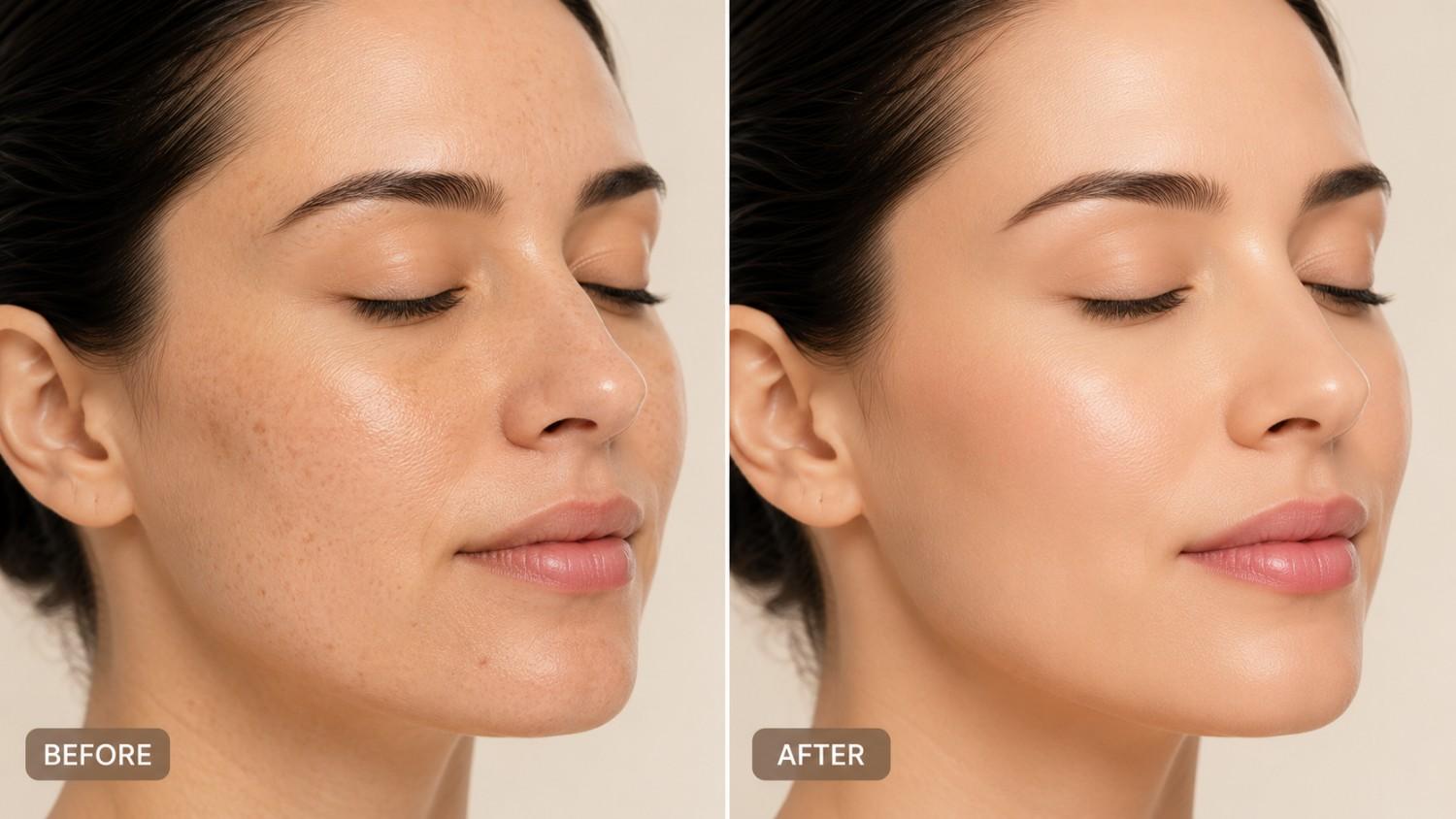 Exosome Therapy skin rejuvenation result