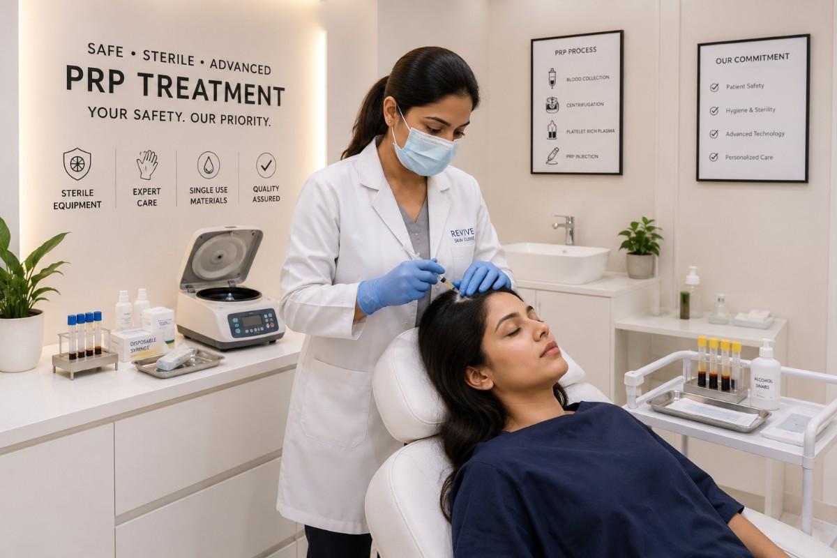 Safe PRP treatment environment