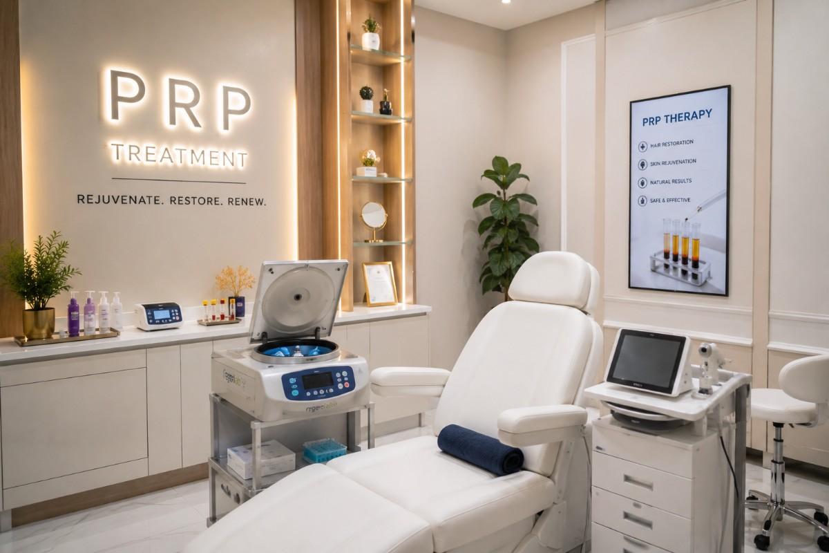 Modern clinic for PRP treatment