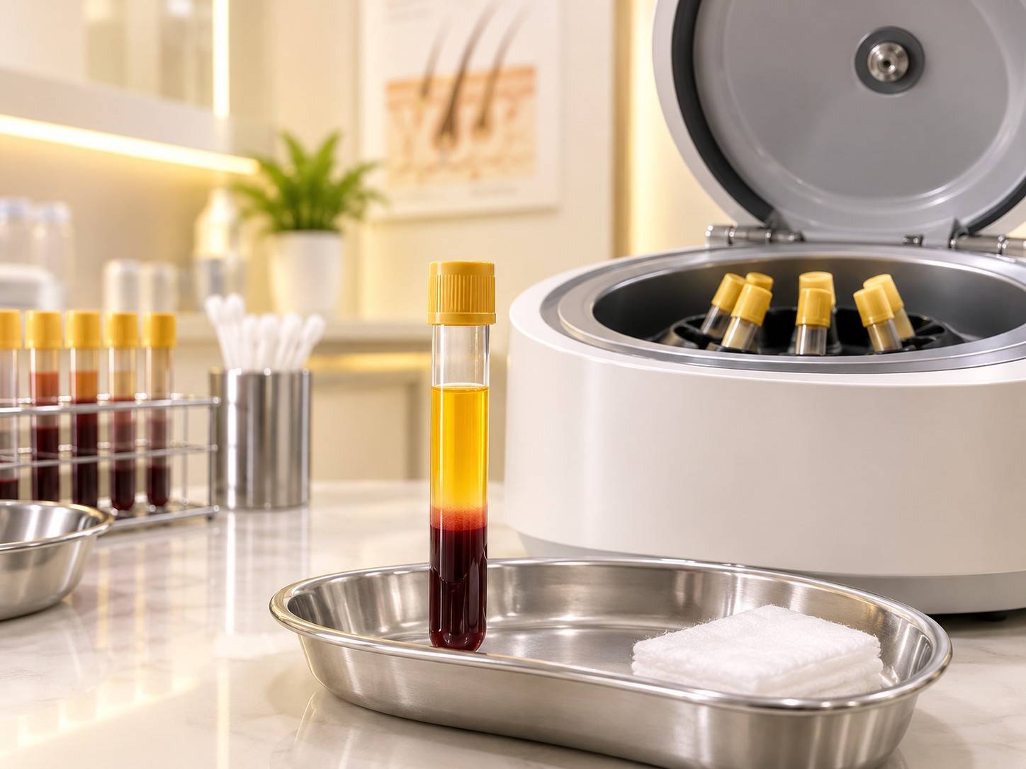 GFC preparation and blood processing