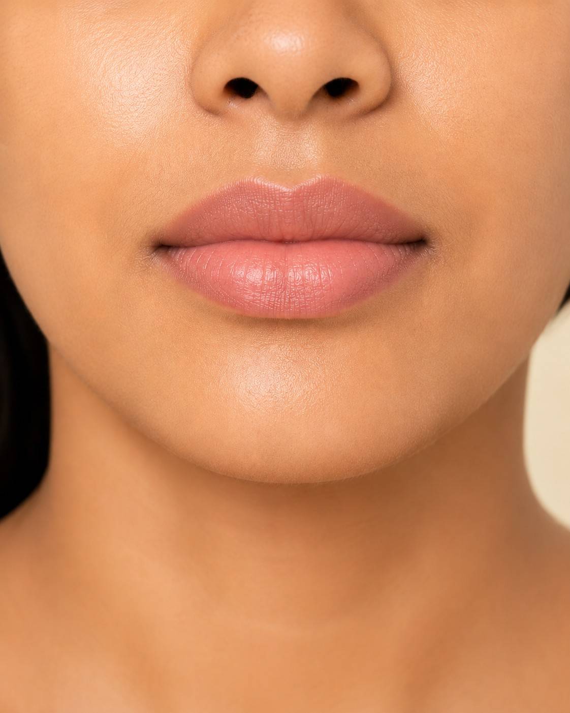 Lips after pigmentation correction, even tone
