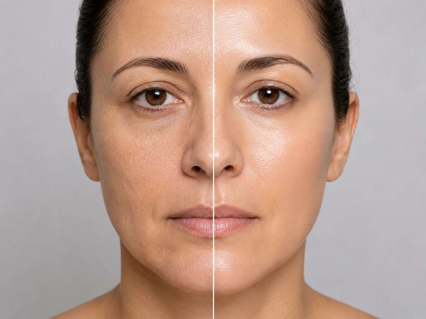Case 1 dehydrated skin transformation